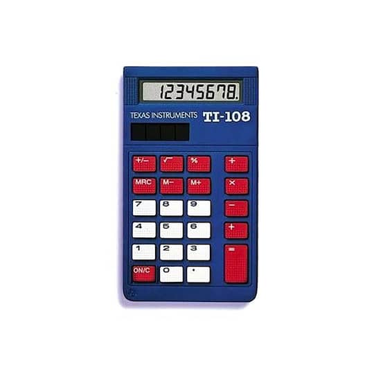 TI-108 Simple Calculator Teacher Pack, 10ct.